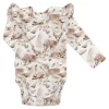 Baby Print Rib Florette Bodysuit