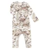 Baby Print Rib Full Bodysuit
