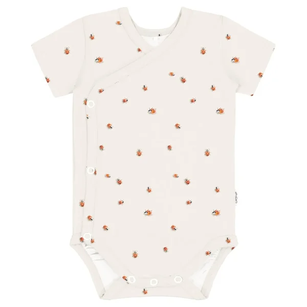 Baby Print T-shirt Wrap Bodysuit