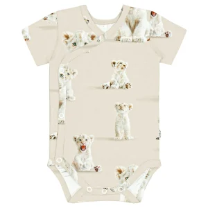 Baby Print T-shirt Wrap Bodysuit