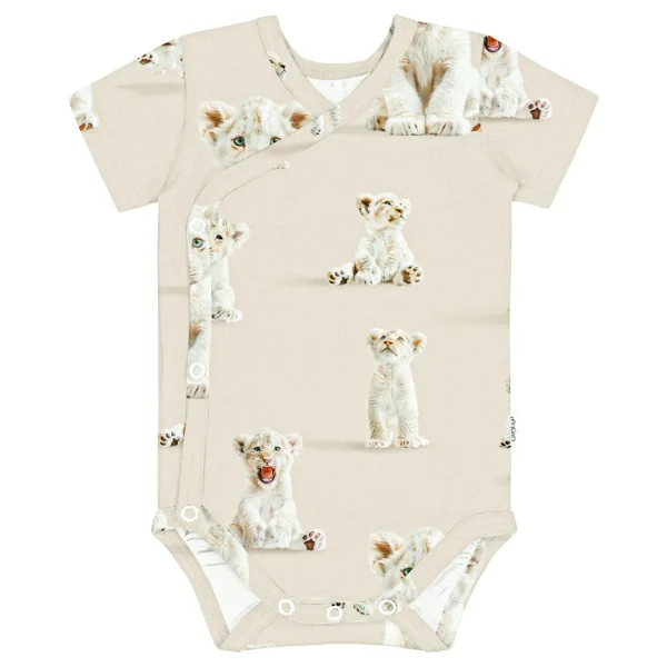Baby Print T-shirt Wrap Bodysuit