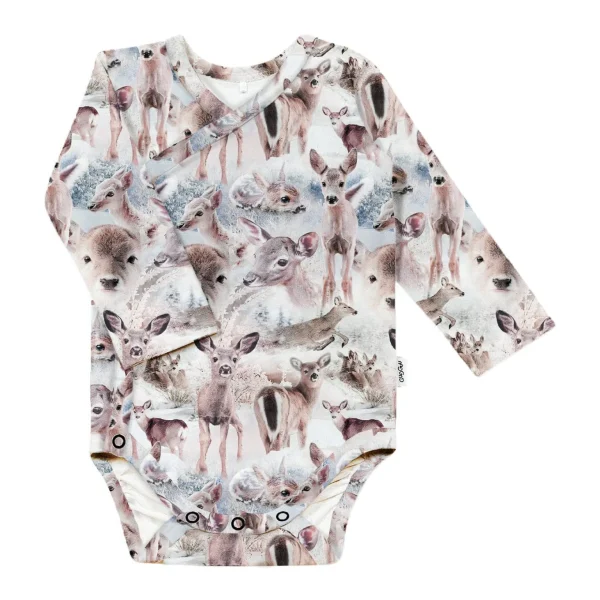 Baby Print Wrap Bodysuit