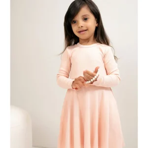 Classic Rib Long Sleeve Dress