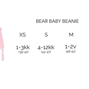 Cotton Baby Bear Beanie