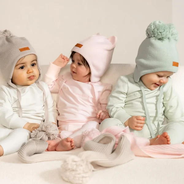 Cotton Double Tuft Baby Beanie