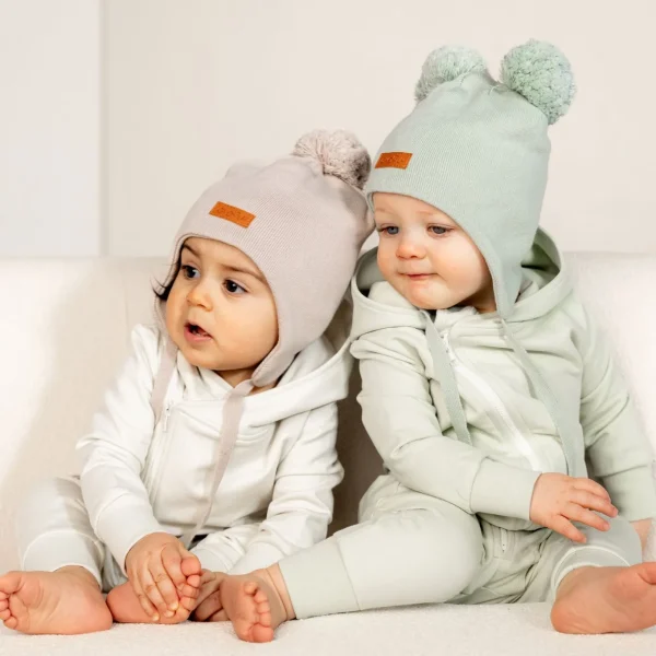 Cotton Double Tuft Baby Beanie