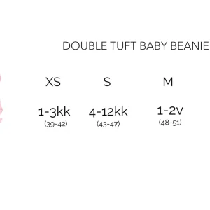 Cotton Double Tuft Baby Beanie