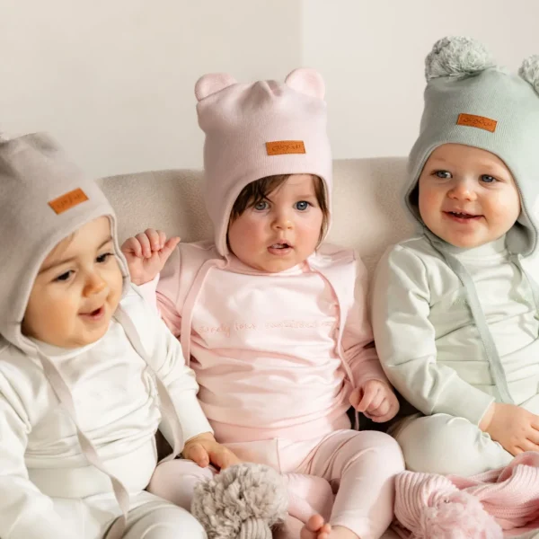 Cotton Double Tuft Baby Beanie