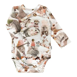 Outlet Baby Print Wrap Bodysuit