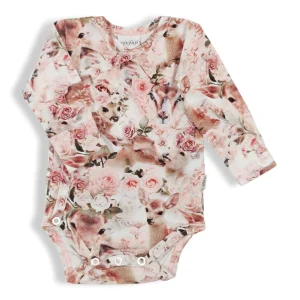 Outlet Baby Print Wrap Bodysuit