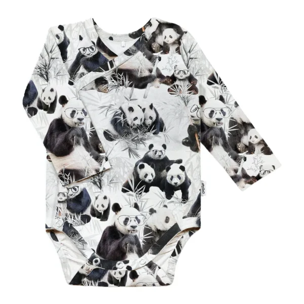 Outlet Baby Print Wrap Bodysuit