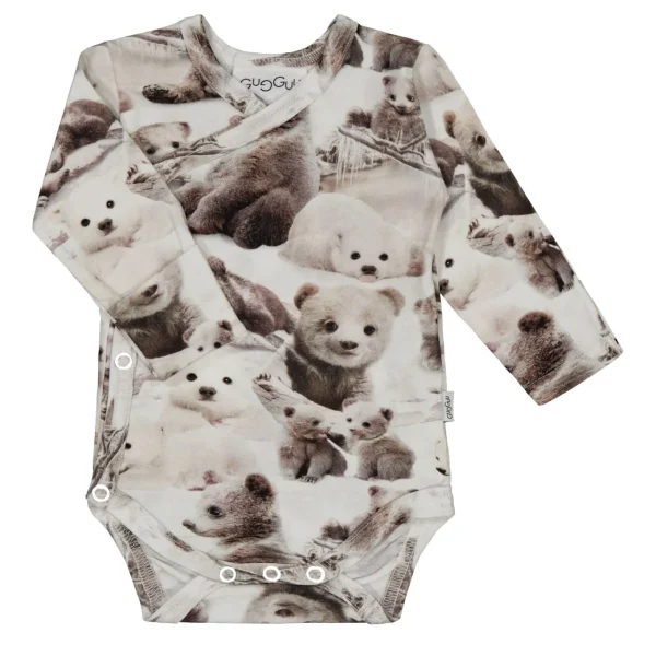 Outlet Baby Print Wrap Bodysuit