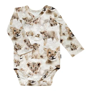 Outlet Baby Print Wrap Bodysuit