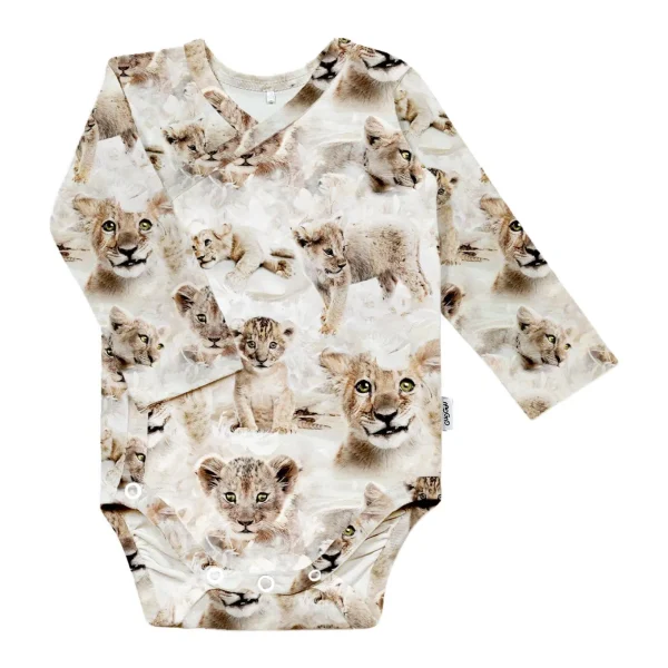 Outlet Baby Print Wrap Bodysuit