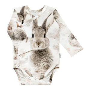 Outlet Baby Print Wrap Bodysuit