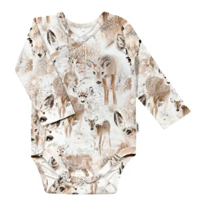 Outlet Baby Print Wrap Bodysuit