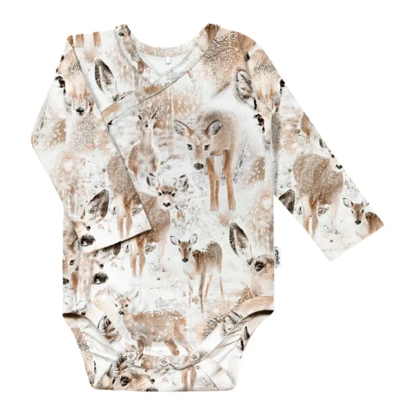 Outlet Baby Print Wrap Bodysuit