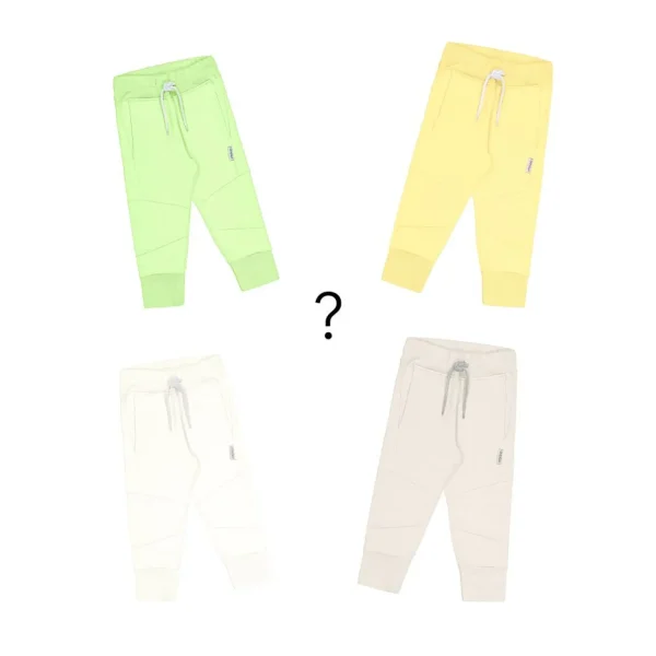 Outlet Cube Baggy Sweatpants (Beige/Vihertävä/Valkonen/Kellertävä)