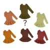 OUTLET FRILLAMEKKO (Ruskea/Army/Avokado/Kupari/SageGreen)