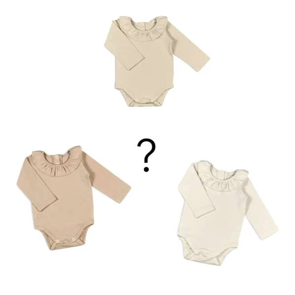 OUTLET MINI RUFFLE COLLAR BODY (Beige/Valkonen)