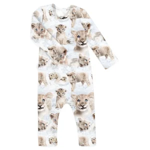 Outlet Outlet Baby Print Rib Full Bodysuit