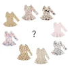 Outlet Print Frilla Dress (Autumn Leaves / Pinkleo / Dryflowers / Dots / Bumblebee / Dalmatians / Tropical Flower / Red Panda /)
