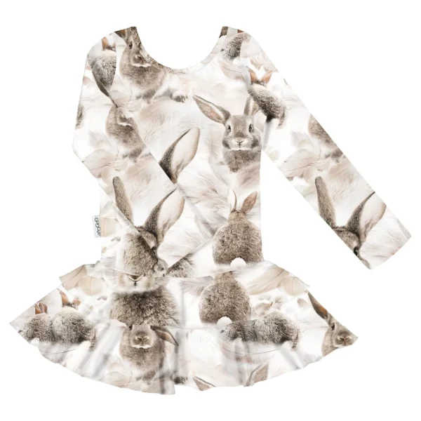 Outlet Print Frilla Dress