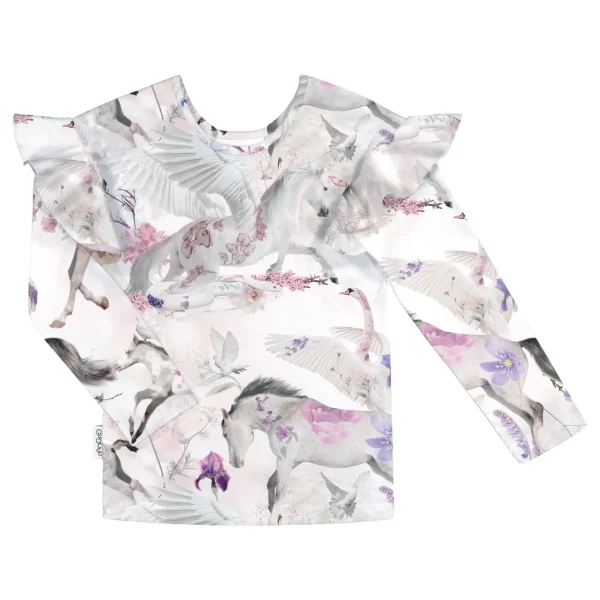 Outlet Print Frilla Shirt