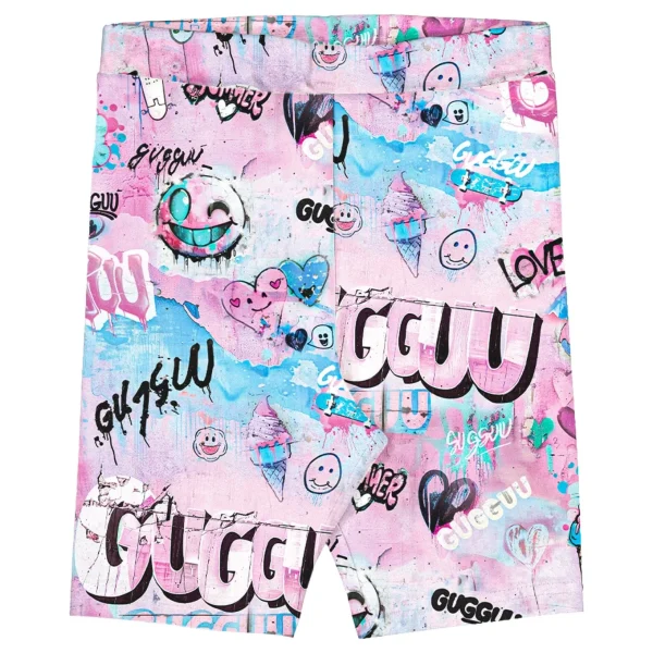 Print Biker Shorts