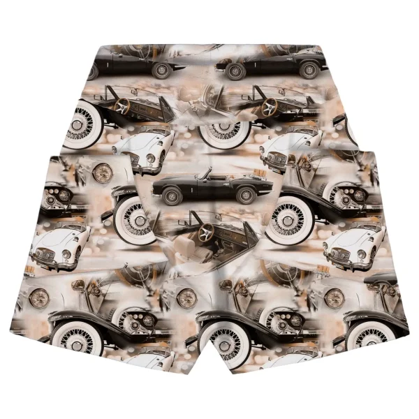 Print College Baggy Shorts