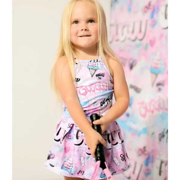 Print Flow Skirt