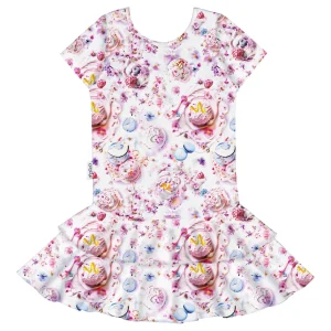 Print Frilla T-shirt Dress