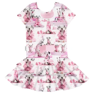Print Frilla T-shirt Dress