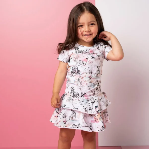 Print Frilla T-Shirt Dress