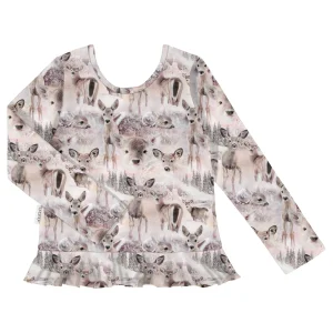 Print Pyjama Frilla Top
