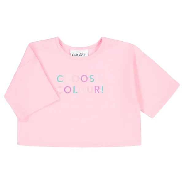 Slogan Cropped T-Shirt